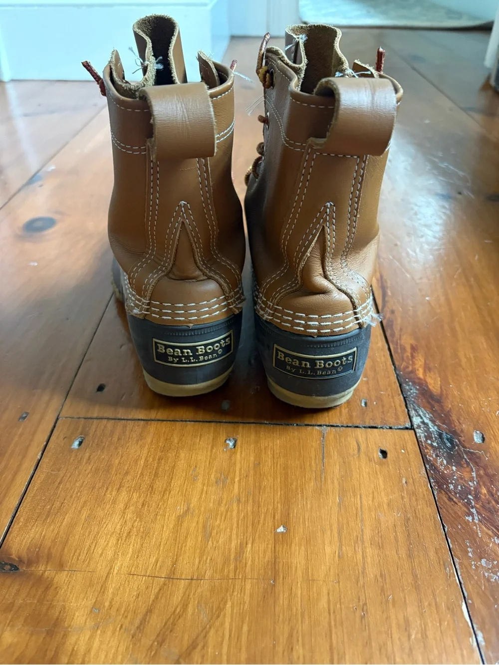 L.L. Bean Bean Boots in Caramel Brown